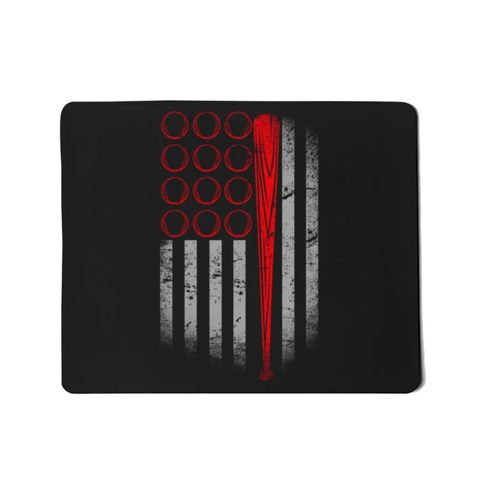 American Baseball Flag Mousepad