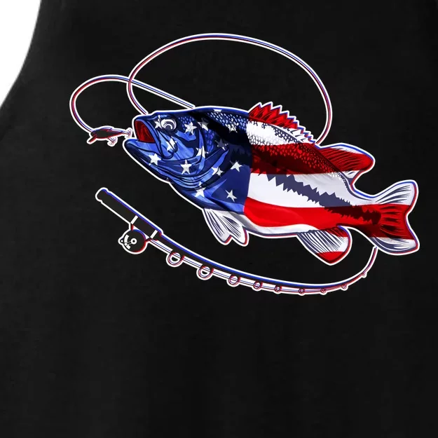 American Bass Fishing Ladies Tri-Blend Wicking Tank