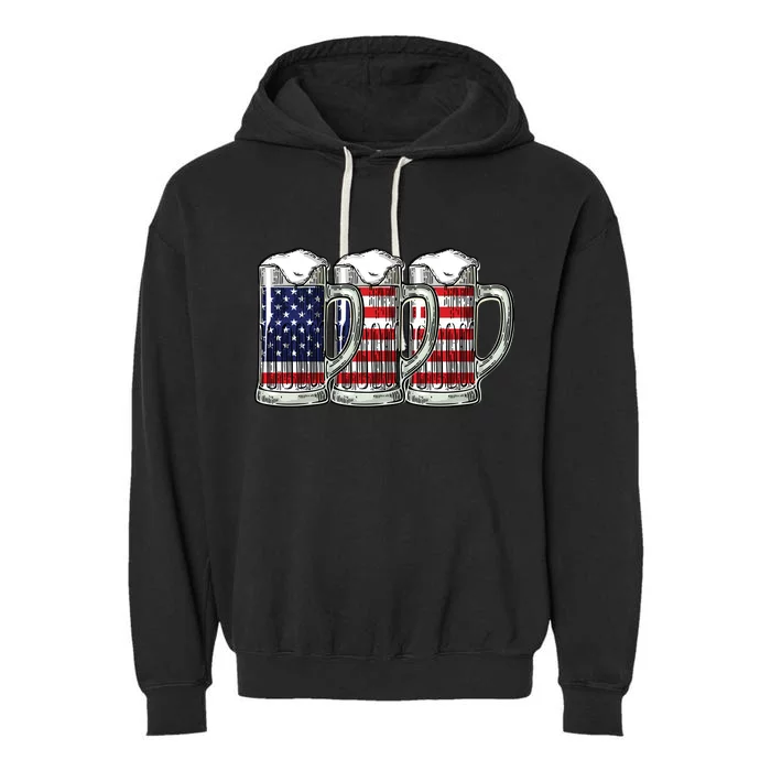 American Beer Garment-Dyed Fleece Hoodie