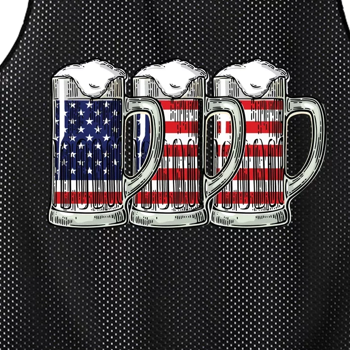 American Beer Mesh Reversible Basketball Jersey Tank