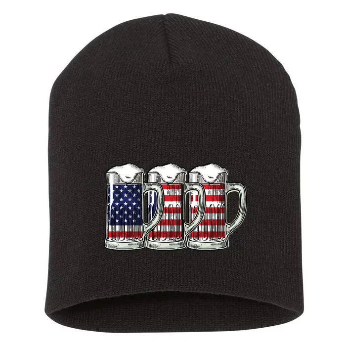 American Beer Short Acrylic Beanie