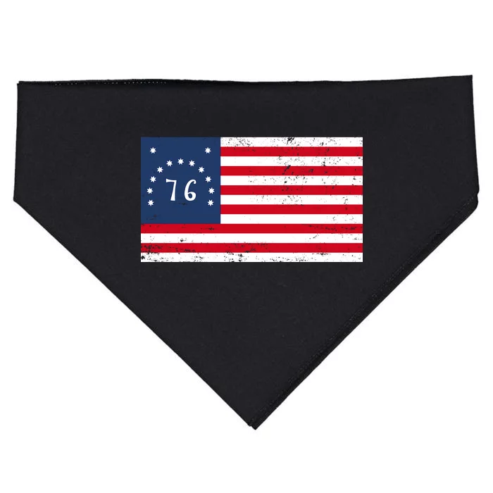 American Bennington Flag USA 1776 USA-Made Doggie Bandana