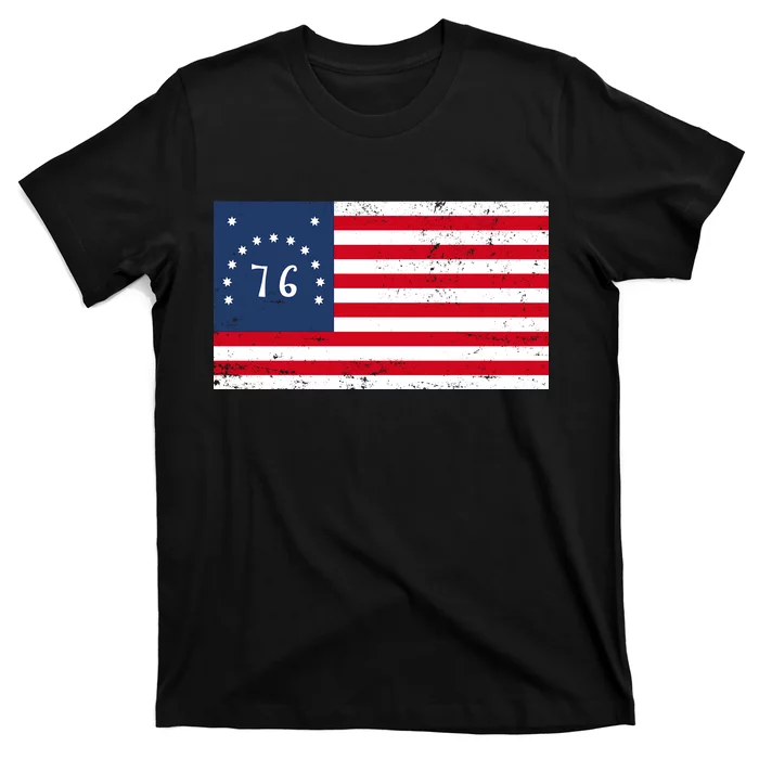 American Bennington Flag USA 1776 T-Shirt