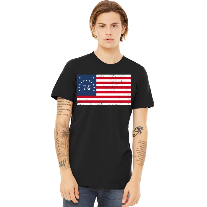 American Bennington Flag USA 1776 Premium T-Shirt