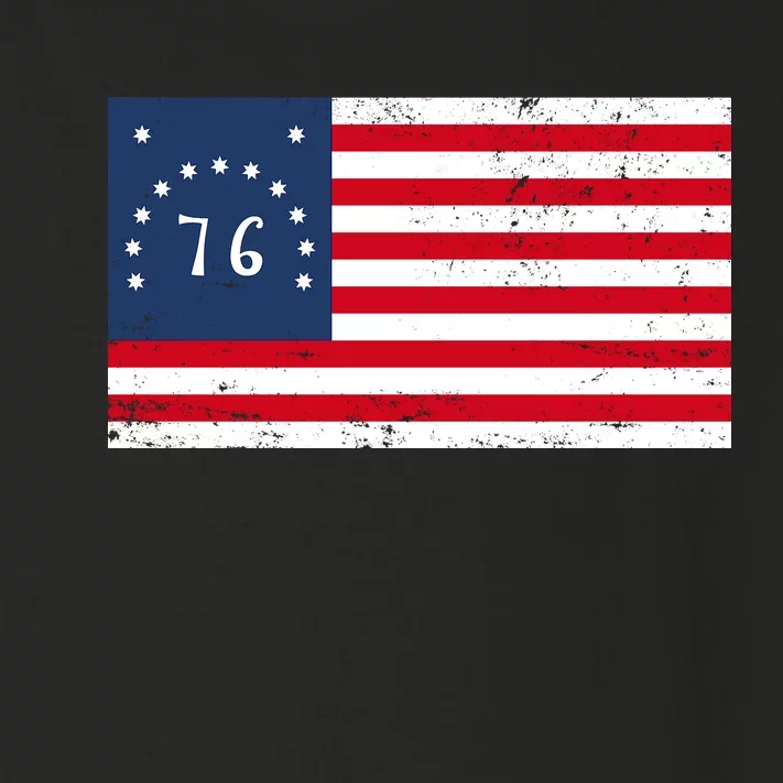 American Bennington Flag USA 1776 Toddler Long Sleeve Shirt