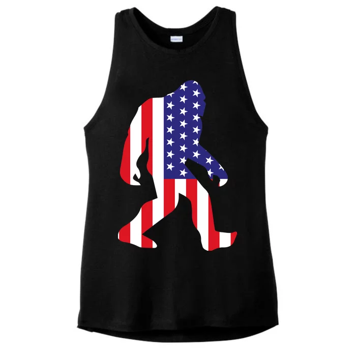 American bigfoot Ladies Tri-Blend Wicking Tank