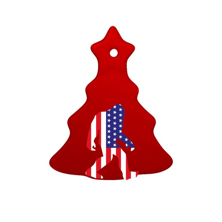 American bigfoot Tree Ornament