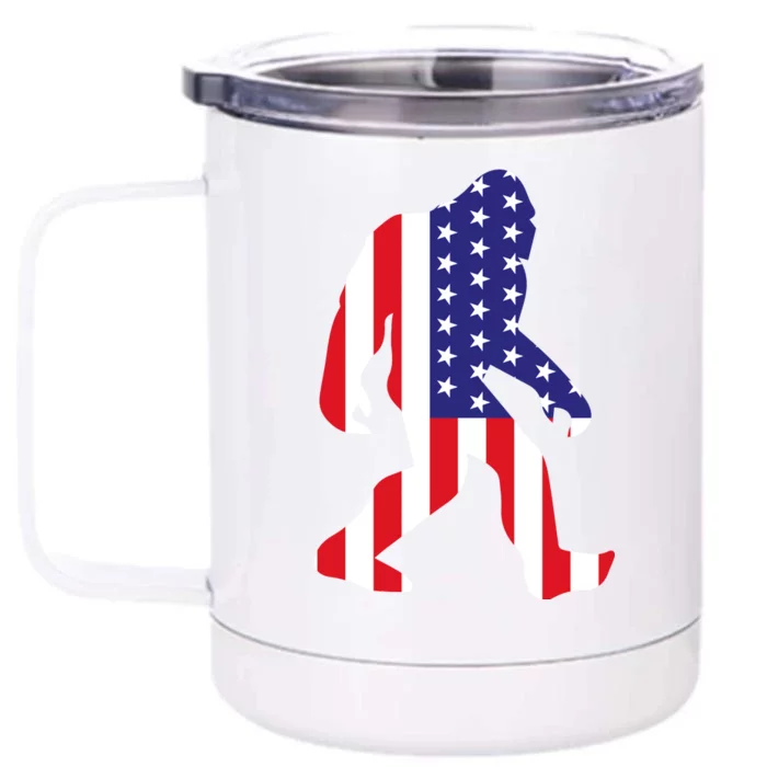 American bigfoot Front & Back 12oz Stainless Steel Tumbler Cup