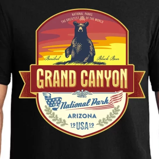 American Black Bear Grand Canyon National Park Pajama Set