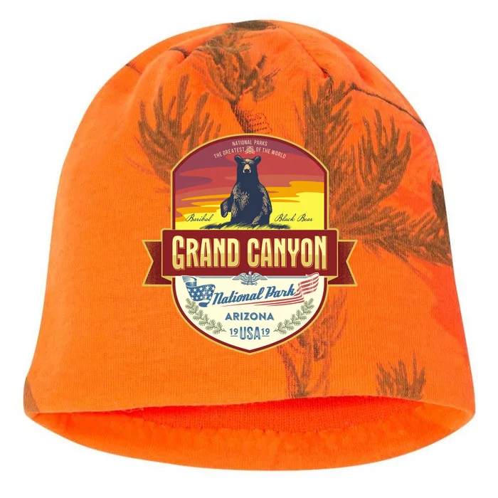 American Black Bear Grand Canyon National Park Kati - Camo Knit Beanie