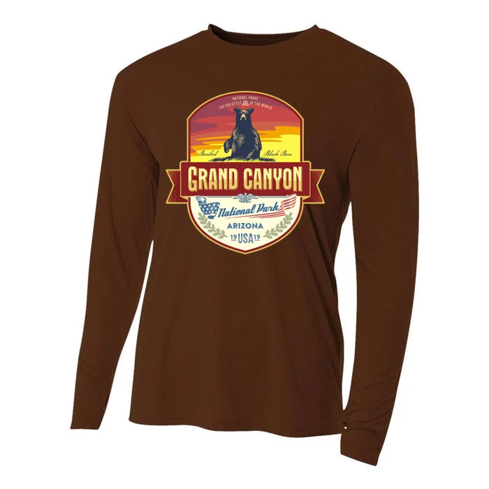 American Black Bear Grand Canyon National Park Cooling Performance Long Sleeve Crew