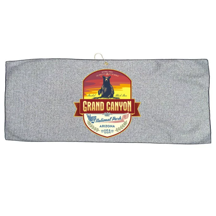 American Black Bear Grand Canyon National Park Large Microfiber Waffle Golf Towel