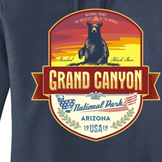 American Black Bear Grand Canyon National Park Women's Pullover Hoodie