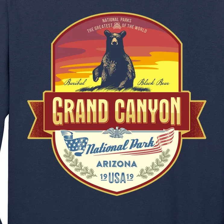 American Black Bear Grand Canyon National Park Tall Long Sleeve T-Shirt