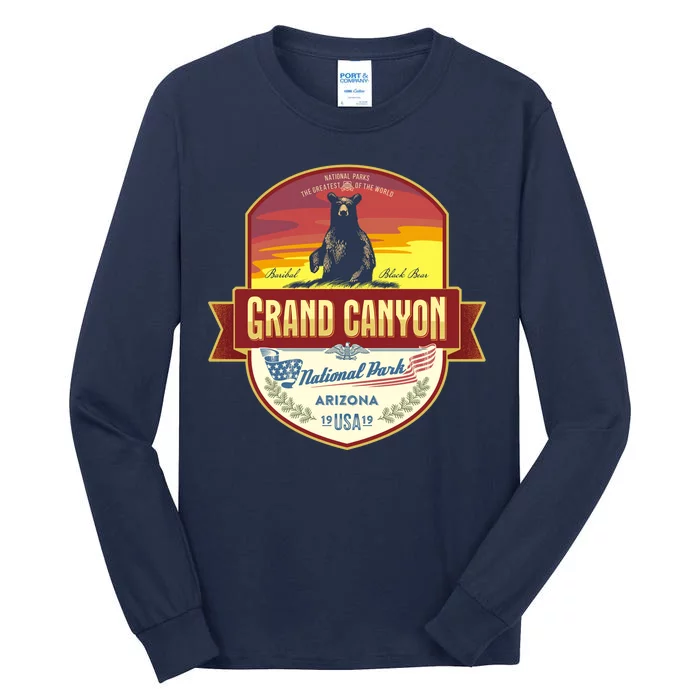 American Black Bear Grand Canyon National Park Tall Long Sleeve T-Shirt