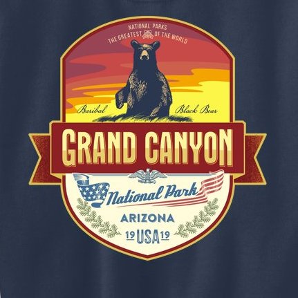 American Black Bear Grand Canyon National Park Kids Sweatshirt