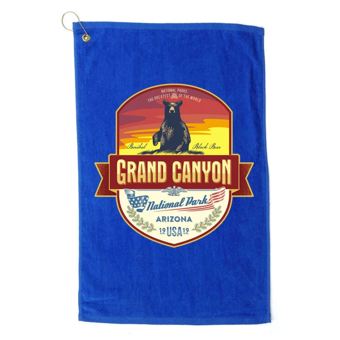 American Black Bear Grand Canyon National Park Platinum Collection Golf Towel