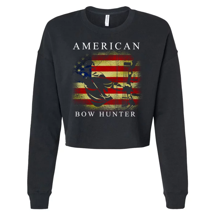 American Bow Hunter Cropped Pullover Crew