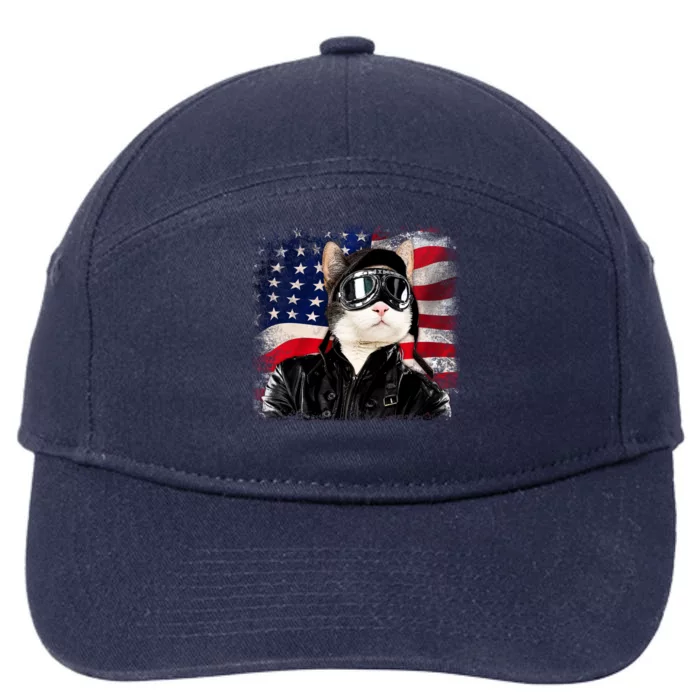 American Cat Air Force Pilot 7-Panel Snapback Hat