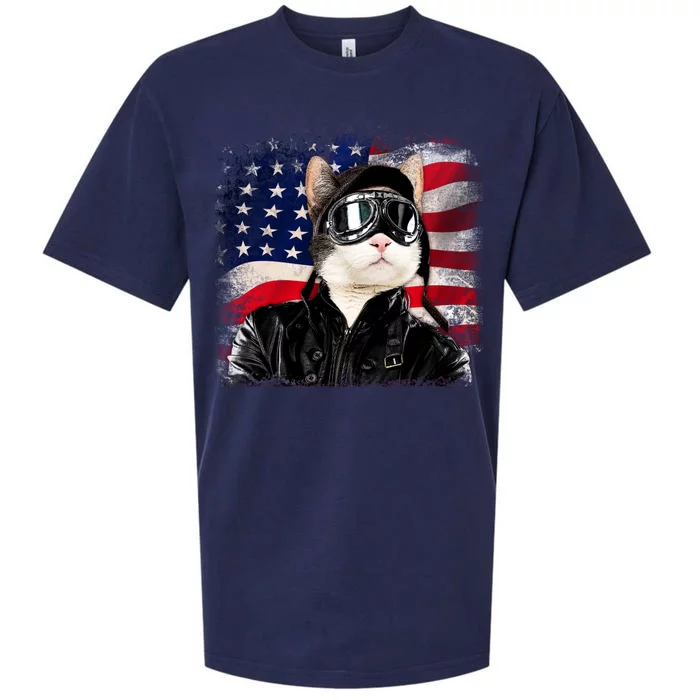 American Cat Air Force Pilot Sueded Cloud Jersey T-Shirt