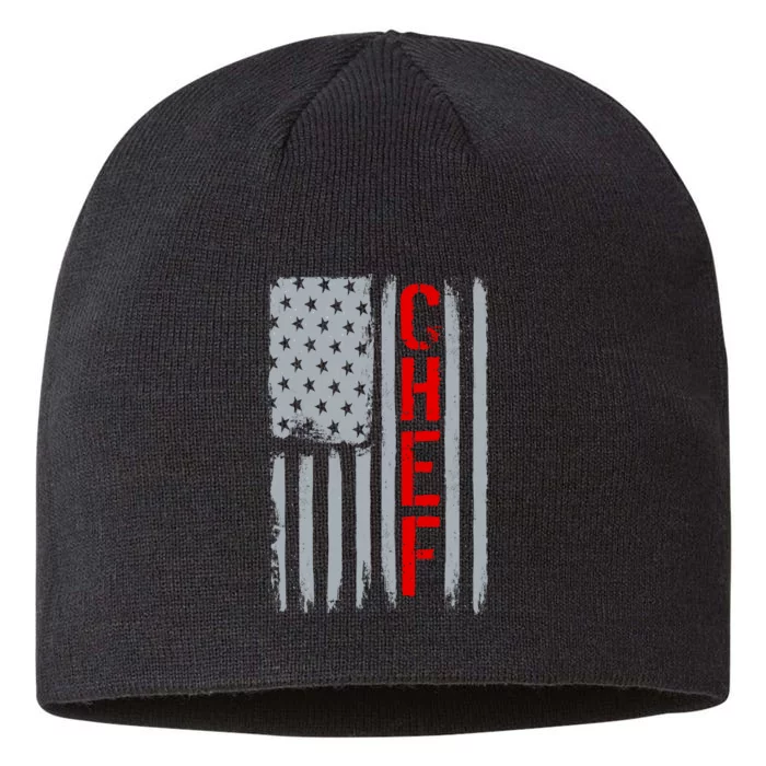 American Chef USA Flag 8 1/2in Sustainable Knit Beanie