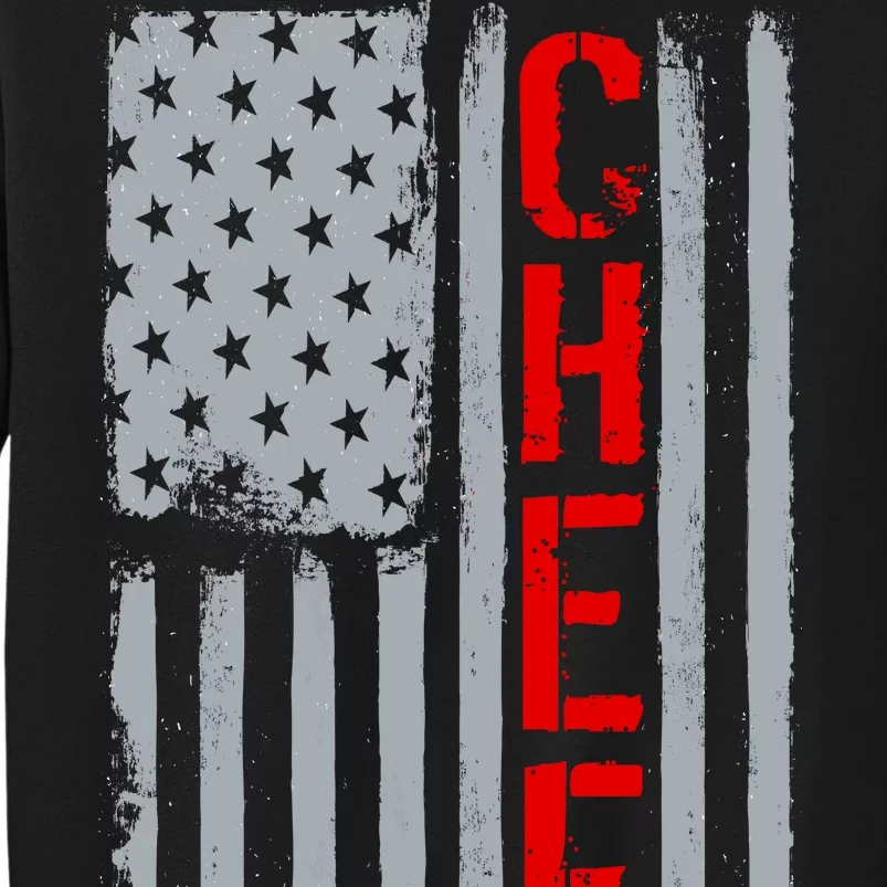 American Chef USA Flag Tall Sweatshirt