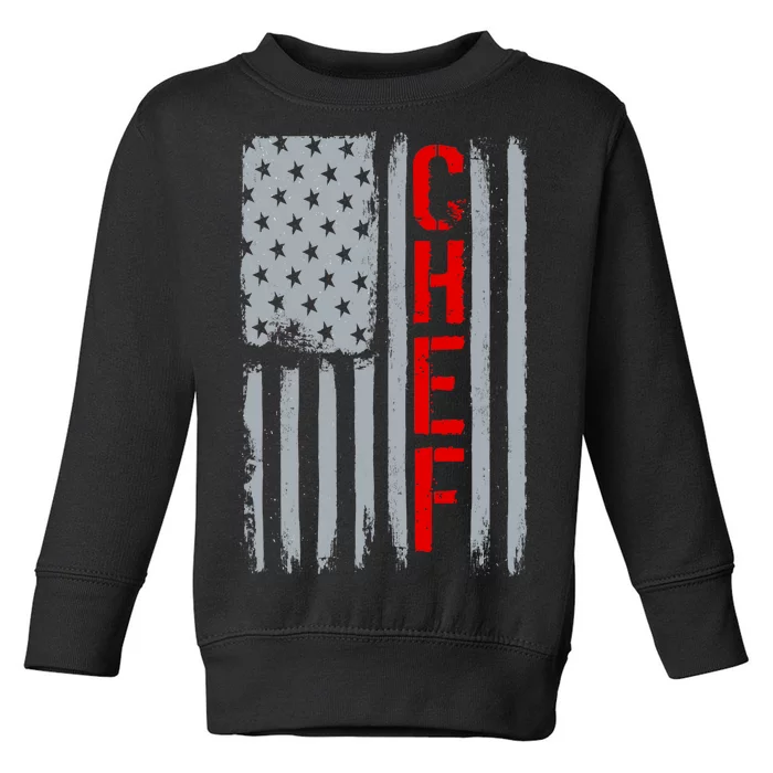 American Chef USA Flag Toddler Sweatshirt