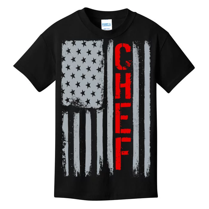 American Chef USA Flag Kids T-Shirt