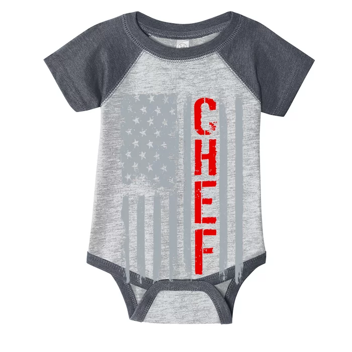 American Chef USA Flag Infant Baby Jersey Bodysuit