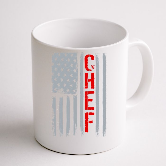 American Chef USA Flag Front & Back Coffee Mug