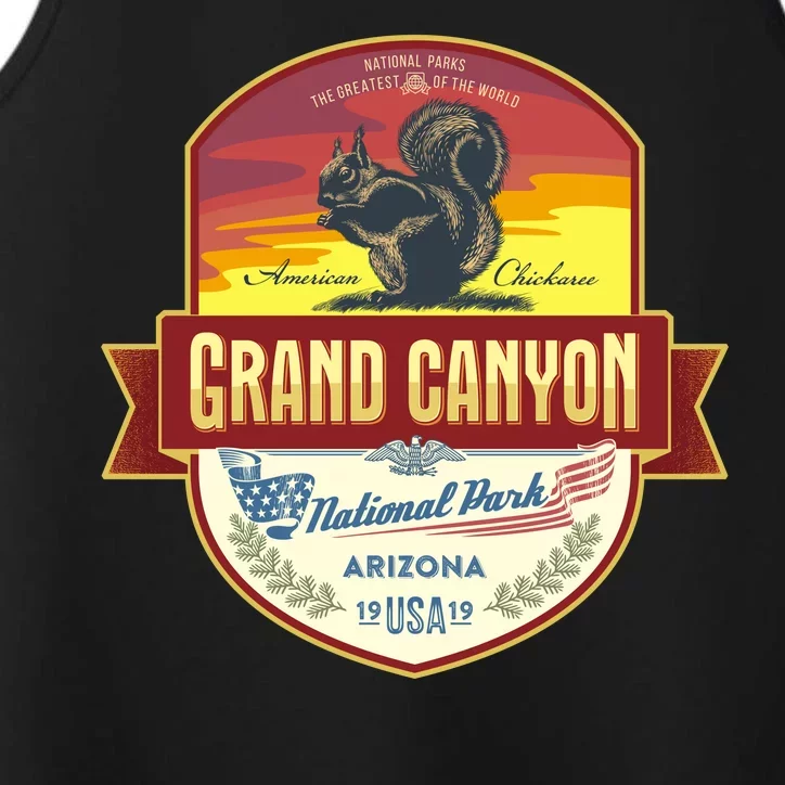 American Chickaree Grand Canyon National Park Performance Tank