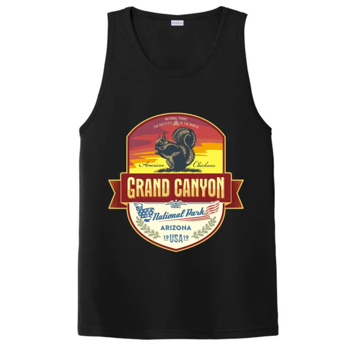 American Chickaree Grand Canyon National Park Performance Tank