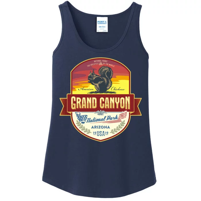 American Chickaree Grand Canyon National Park Ladies Essential Tank