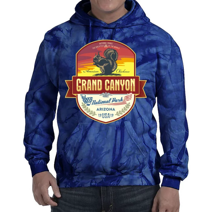 American Chickaree Grand Canyon National Park Tie Dye Hoodie