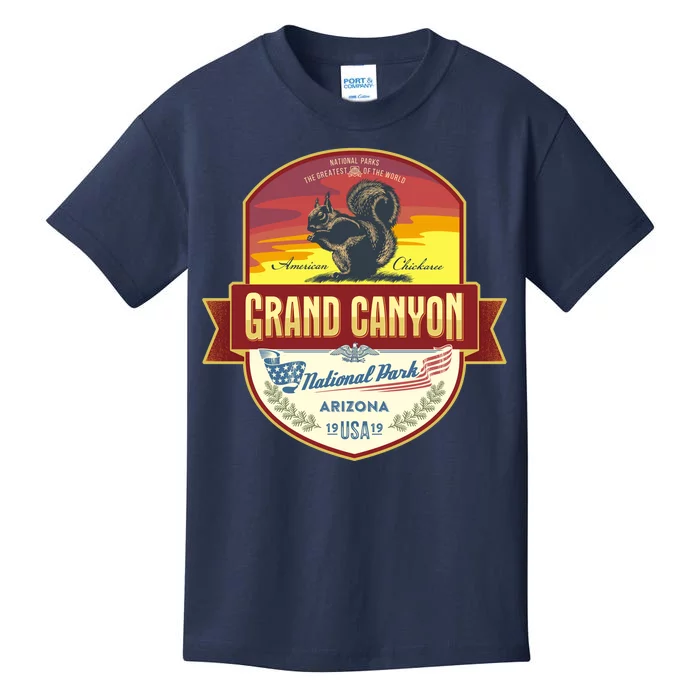 American Chickaree Grand Canyon National Park Kids T-Shirt