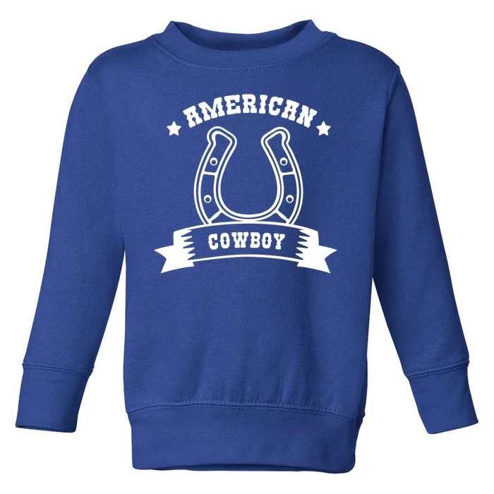 American Cowboy Vintage Toddler Sweatshirt