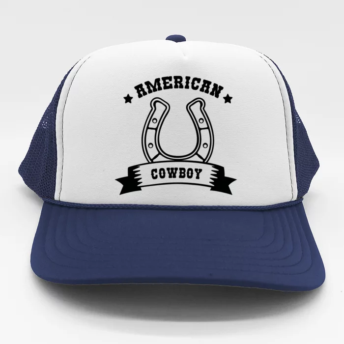 American Cowboy Vintage Trucker Hat