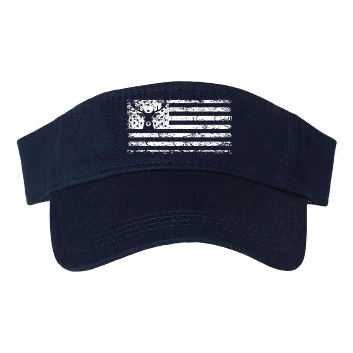 American Deer Hunting Flag Valucap Bio-Washed Visor