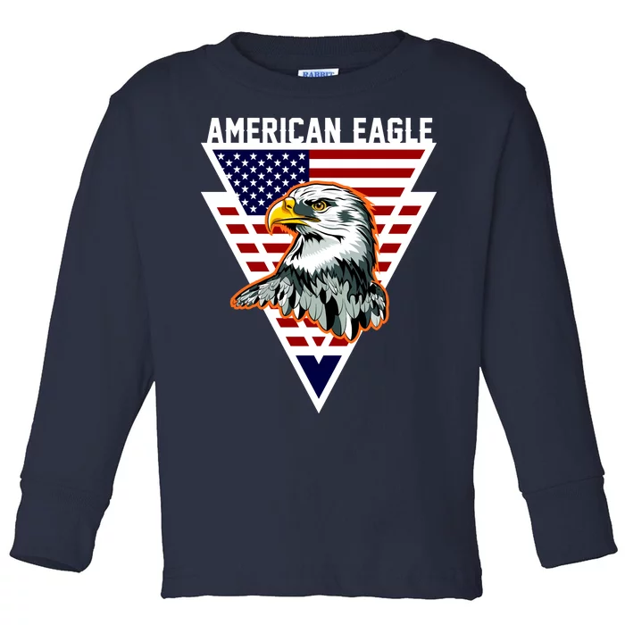 American Eagle USA Pride Toddler Long Sleeve Shirt