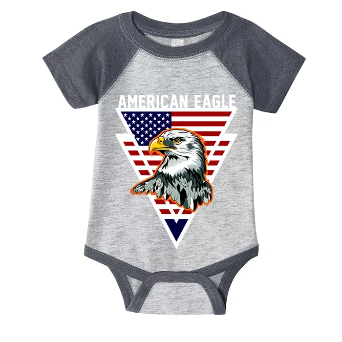 American Eagle USA Pride Infant Baby Jersey Bodysuit