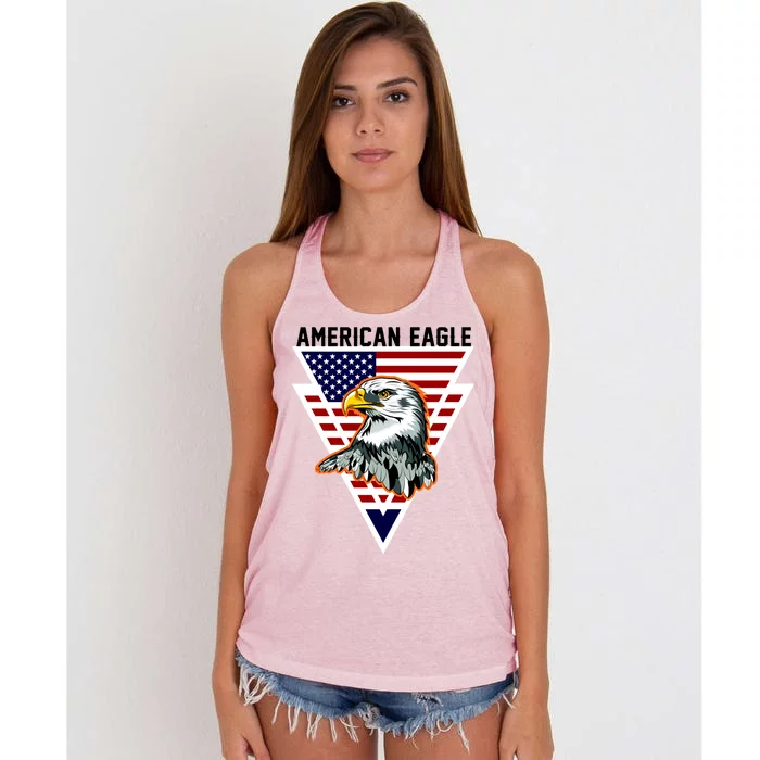 American Eagle USA Pride Women's Knotted Racerback Tank