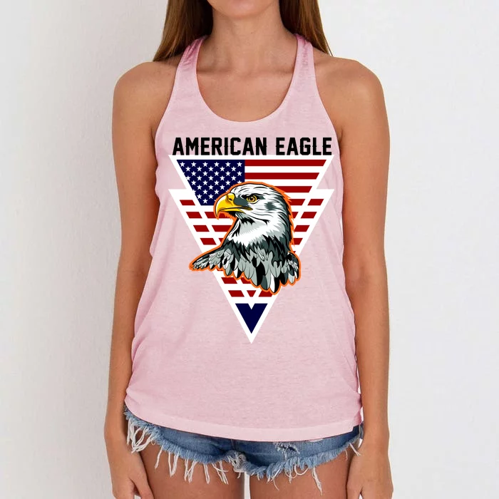 American Eagle USA Pride Women's Knotted Racerback Tank