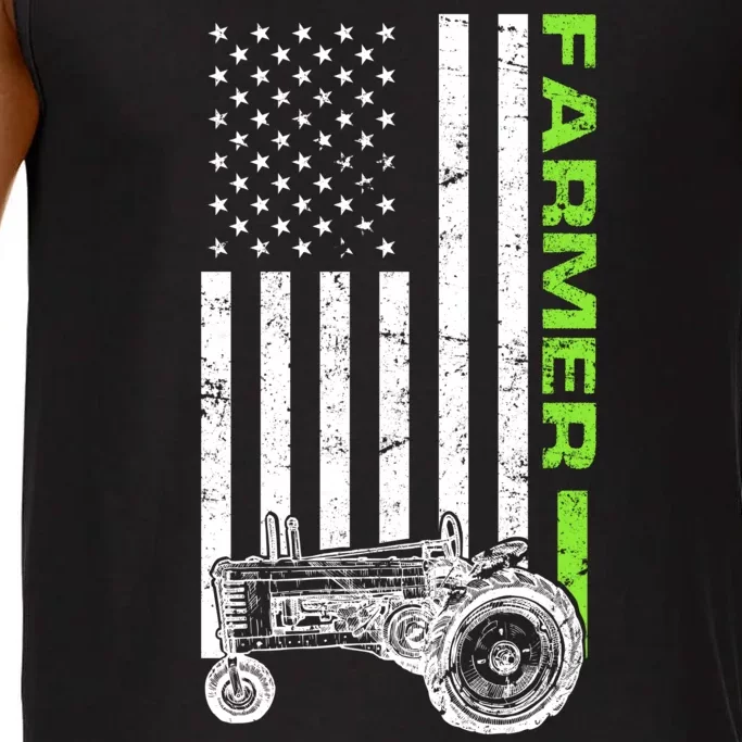 American Farmer USA Tractor Flag Comfort Colors® Tank Top