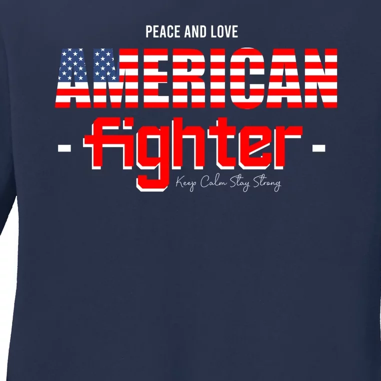 American Fighter Ladies Long Sleeve Shirt