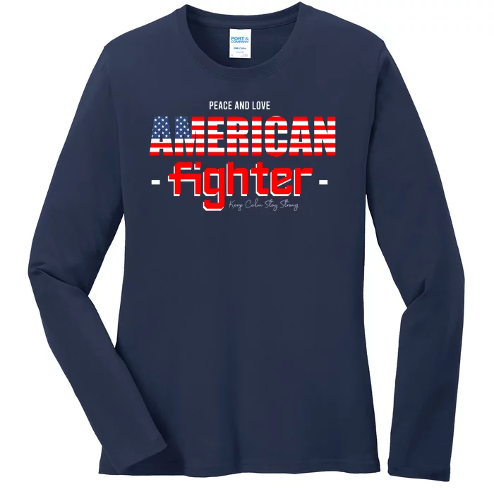 American Fighter Ladies Long Sleeve Shirt