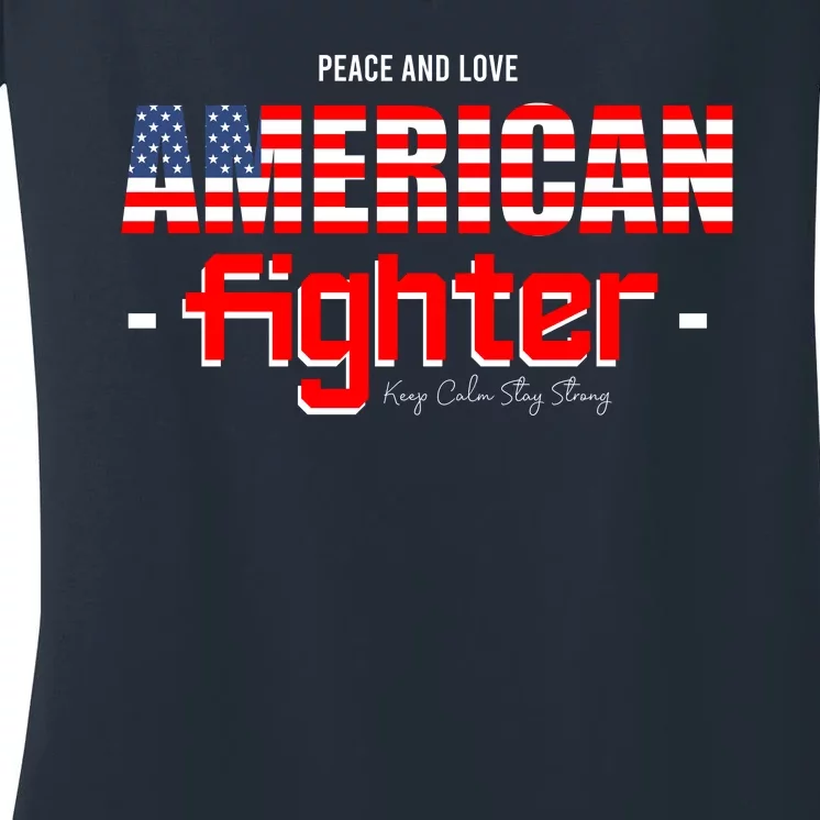 American Fighter Women's V-Neck T-Shirt