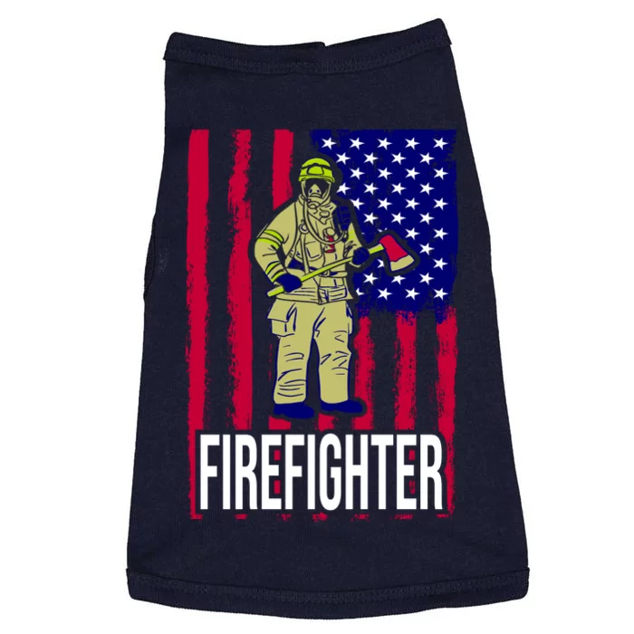 American Firefighter Doggie Tank