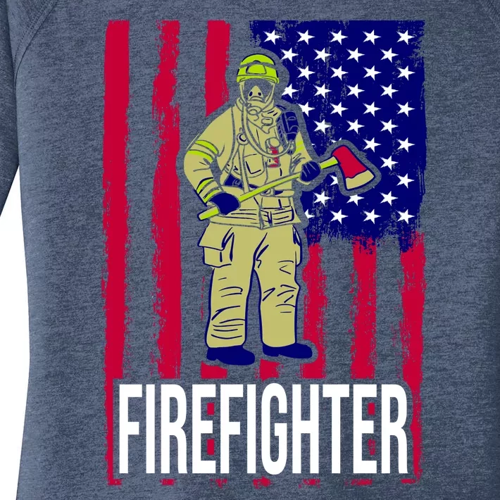 American Firefighter Women's Perfect Tri Tunic Long Sleeve Shirt