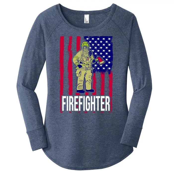 American Firefighter Women's Perfect Tri Tunic Long Sleeve Shirt