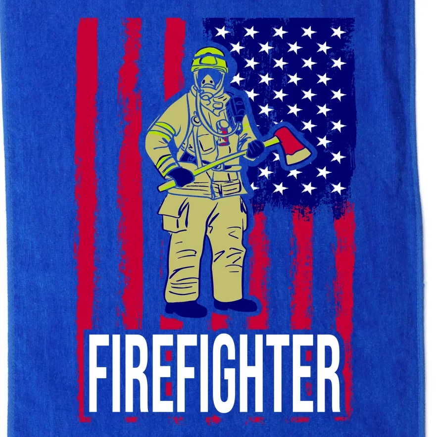 American Firefighter Platinum Collection Golf Towel